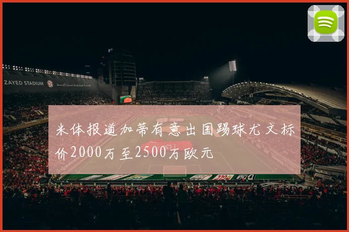 米体报道加蒂有意出国踢球尤文标价2000万至2500万欧元
